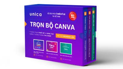 BỘ SÁCH CANVA 3 CUỐN - Đội ngũ Unica